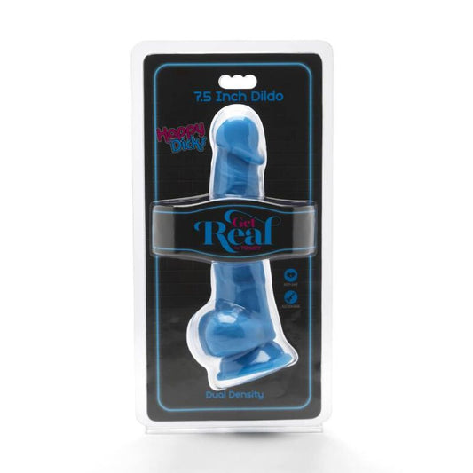 Get Real Happy Dicks 19 cm Con Bolas Azules