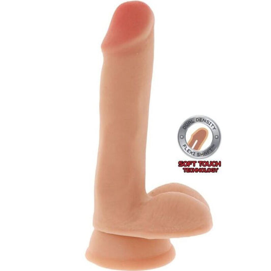 Get Real Dildo de Dual Densidade Pele de Bolas de 17 Cm