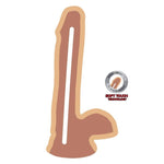Get Real Dildo de Dual Densidade Pele de Bolas de 17 Cm