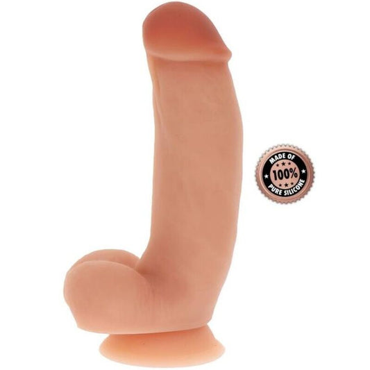 Get Real Dildo de Silicona 18 Cm Con Bolas Piel