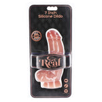 Get Real Dildo de Silicone 18 Cm W Bolas Pele
