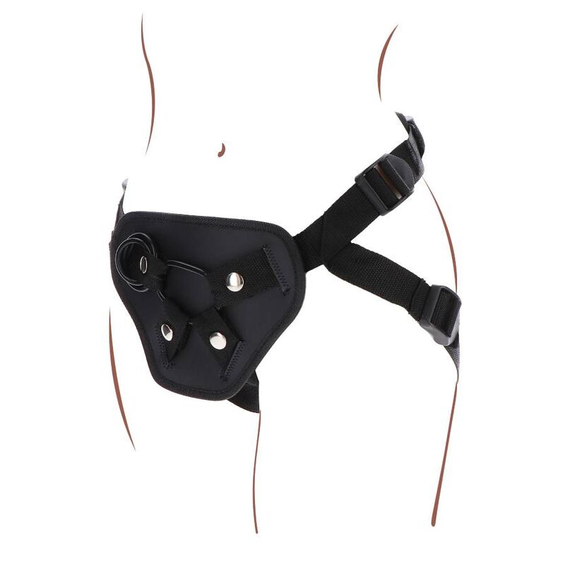 Get Real Strap-on Deluxe Látigo Negro