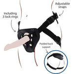 Get Real Strap-on Deluxe Látigo Negro