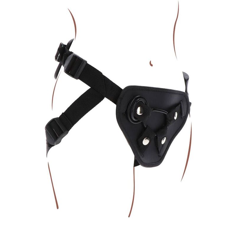 Get Real Strap-on Deluxe Látigo Negro