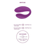 Xocoon Vibrador para Casais Bound Love Roxo