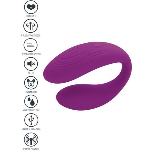 Xocoon Vibrador para Parejas Bound Love Morado