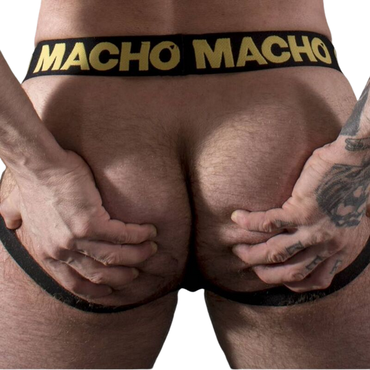 Macho Mx25ac Jock Couro Amarelo Xl