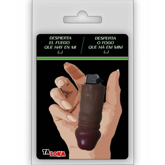 Taloka - Fantástico Leve En Forma de Pene Color Mulato 100% Recargable