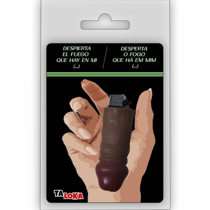 Taloka - Fantástico Leve En Forma de Pene Color Mulato 100% Recargable