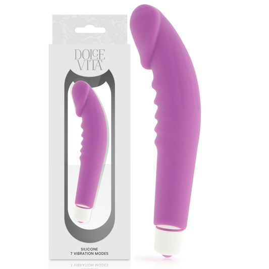 Dolce Vita Placer Realista Morado Silicona