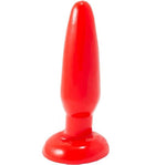 Baile Plug Anal Pequeno Vermelho 15 cm