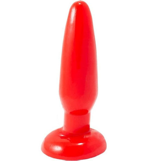 Baile Plug Anal Pequeno Vermelho 15 cm