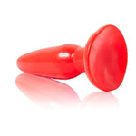 Baile Plug Anal Pequeno Vermelho 15 cm