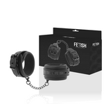 Fetish Submissive - Algemas de Couro Vegano com Forro de Noprene