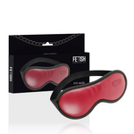 Fetish Submissive Dark Room - Mscara de Couro Vegano Com Forro de Neoprene