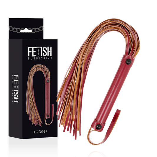 Fetish Submissive Dark Room - Chicote de Couro Vegano