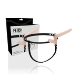 Fetish Submissive Harness Dupla Penetração de Carne