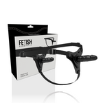 Arnés Fetiche Sumiso Silicona Negro Realista 15 Cm