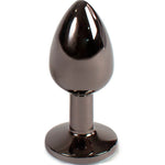 Secretplay -Plug Anal de Gunmetal Tamanho Pequeno 7 cm