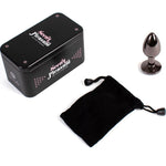 Secretplay -Plug Anal de Gunmetal Tamanho Pequeno 7 cm