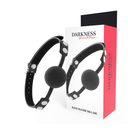 Darkness Mordaa de Silicone Preta