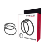 Darkness - Anillos para Pene Dúo de Mejoramiento.