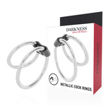 Darkness - Anillo para Pene de Metal Doble