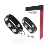 Darkness - Anel de Ereo de Couro