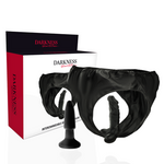 Darkness Calça Com Plug e Vibrador Intercambiável