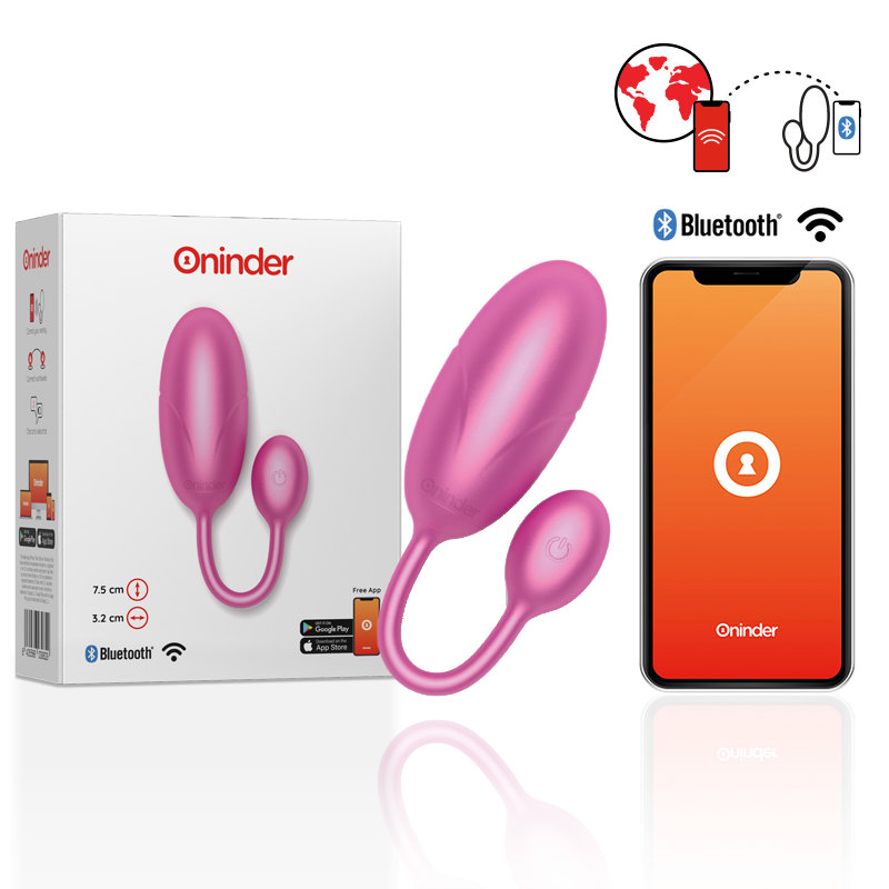 Oninder Huevo Vibrador Tokio Rosa 7,5 X 3,2 Cm Aplicación Gratuita
