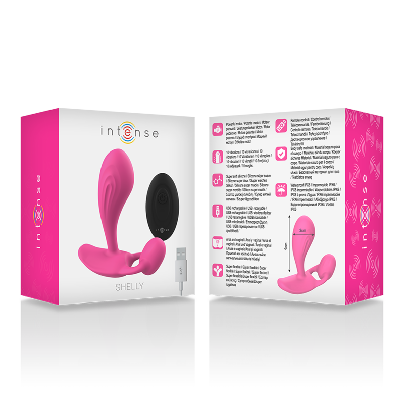 Intense Shelly Plug Anal Controle Remoto Rosa