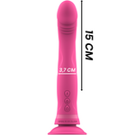 Intense Michelangelo Rosa Vibrador de Silicone Dildo