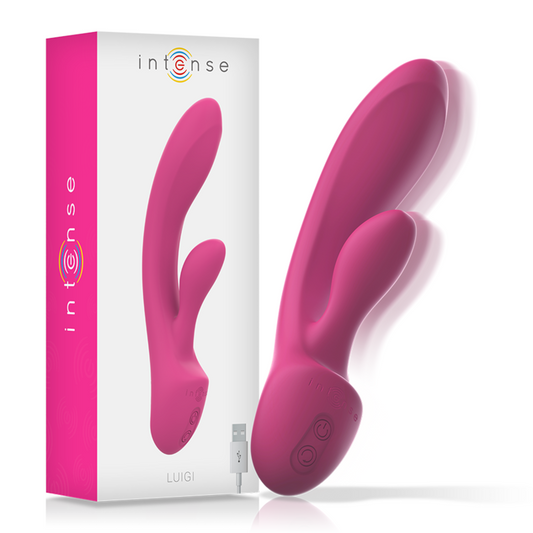 Vibrador Intenso Luigi Conejo Rosa Silicona Líquida