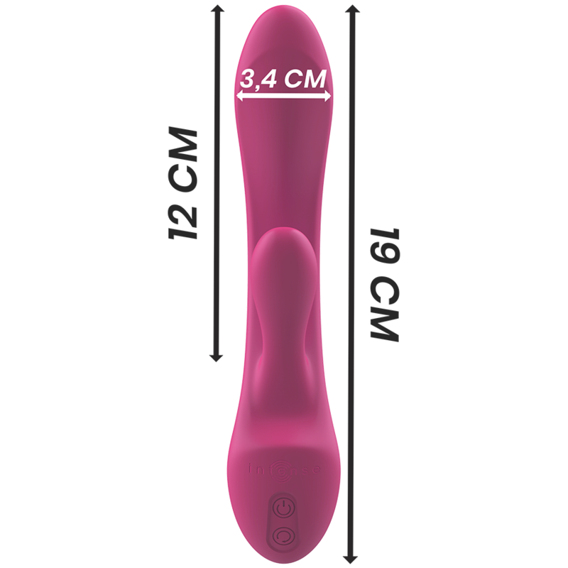 Intense Vibrador Luigi Coelho Rosa Silicone Líquido