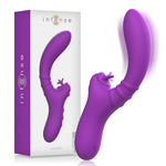Intenso Vibrador Flexible Harry con Lengua Morada