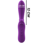 Intenso Vibrador Flexible Harry con Lengua Morada