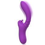 Intenso Vibrador Flexible Harry con Lengua Morada