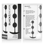 Black&Silver - Rosario Anal Harry 3 Esferas de Silicona 14 cm