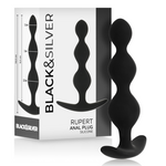 Black&Silver Corrente de Bola Anal Rupert 10 cm