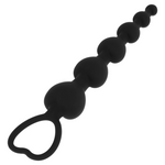 Black&Silver - Cadeia de Corações Anal Mila 18 cm