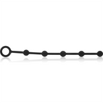Black&Silver - Korg Anal Rosário Silicone Iniciação 21 cm