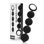 Black&Silver - Rosário Anal Lennon 4 Esferas de Silicone 15 cm