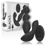 Black&Silver - Mando a Distancia de Silicona CoraPlug Anal