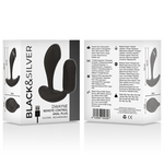 Black&Silver - Controle Remoto de Silicone Dwayne AnalPlug