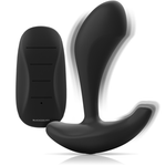 Black&Silver - Controle Remoto de Silicone Dwayne AnalPlug