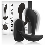 Black&Silver - Controle Remoto de Silicone Dwayne AnalPlug