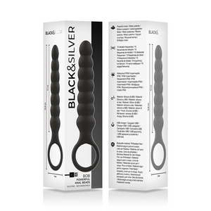Black&Silver - Dilador Anal de Silicone Bob Poderoso
