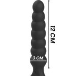 Black&Silver - Dilador Anal de Silicone Bob Poderoso