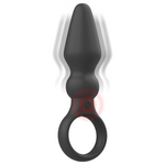 Black&Silver - Plugue Anal de Silicone Poderoso Ozzy