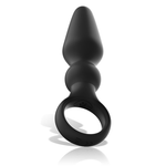 Black&Silver - Plugue Anal de Silicone Poderoso Ozzy